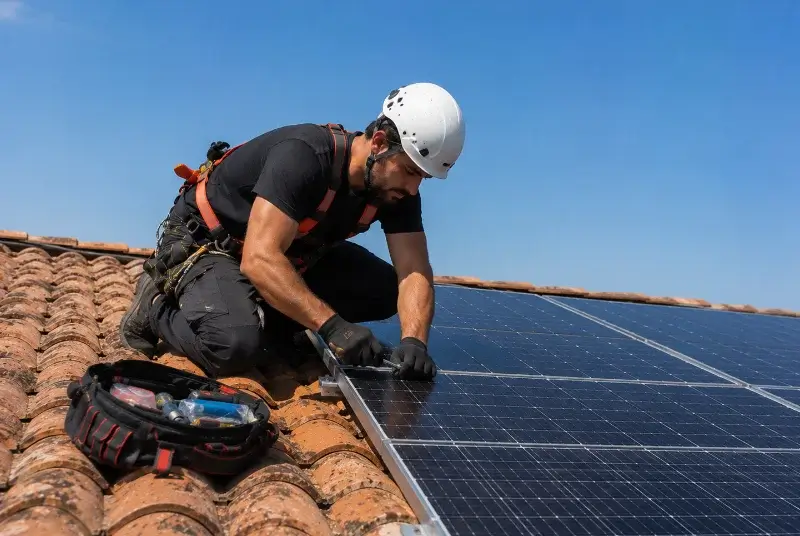 Maintenance et monitoring de panneaux solaires à Vicq-d'Auribat